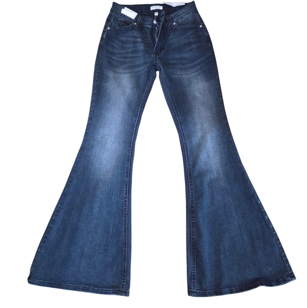 Classic Blue Flare Jeans for Women